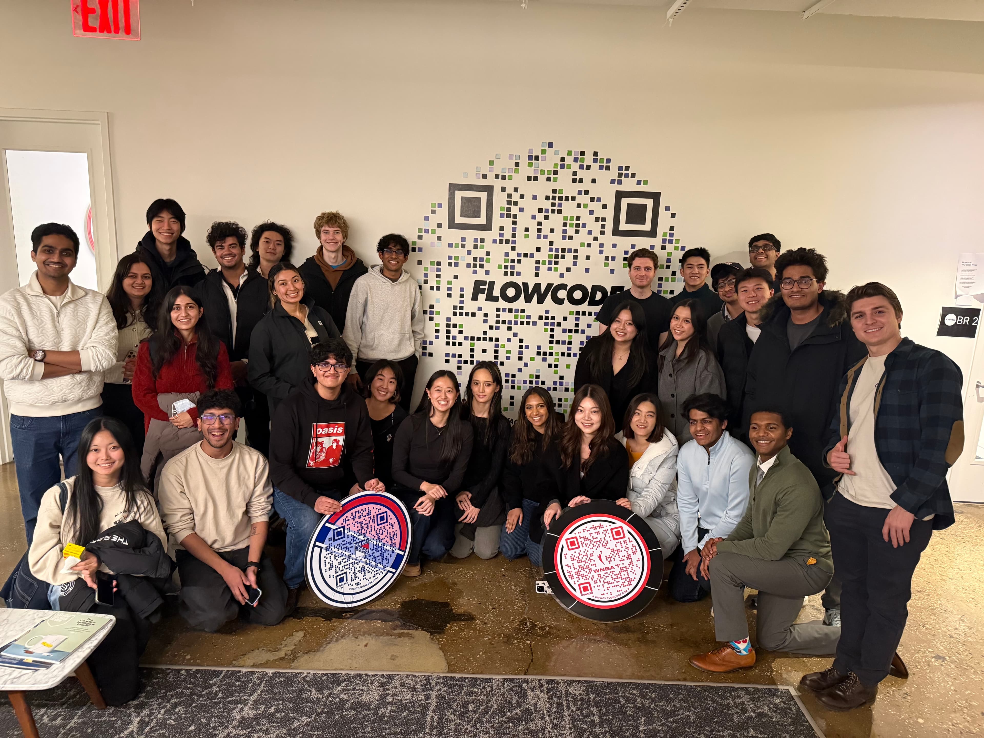 Company office workspace