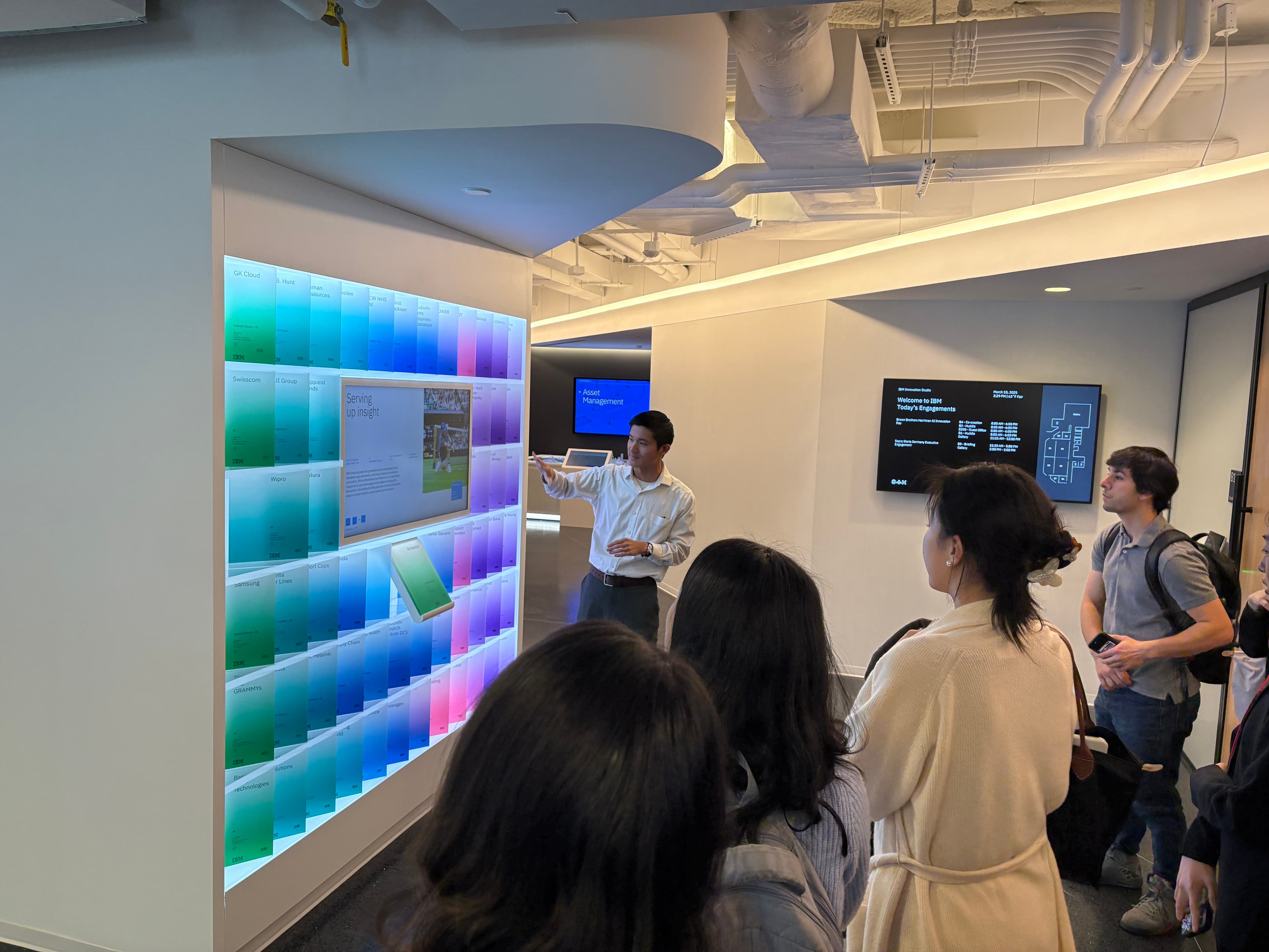 Office tour group visit